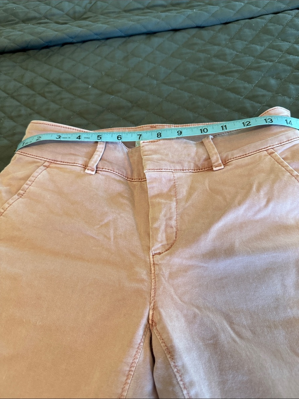 Women’s Peach Chino Bottoms - Soft Stretch Twill